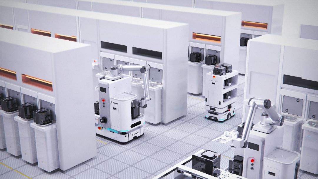 Revolutionizing Semiconductor Logistics: Full Automation in 8-Inch Wafer Fabs with 60 AMRs